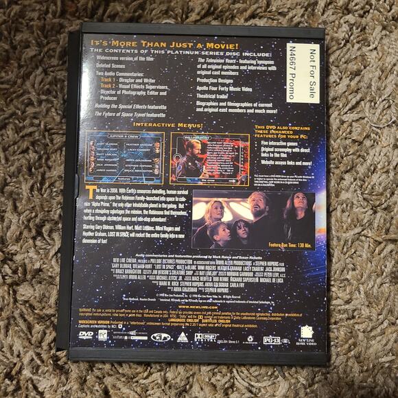 LOST IN SPACE (DVD 1998) - Picture 2 of 3